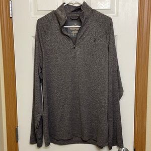 Panhandle quarter zip size M grey shirt top half zip tuf cooper pullover men’s